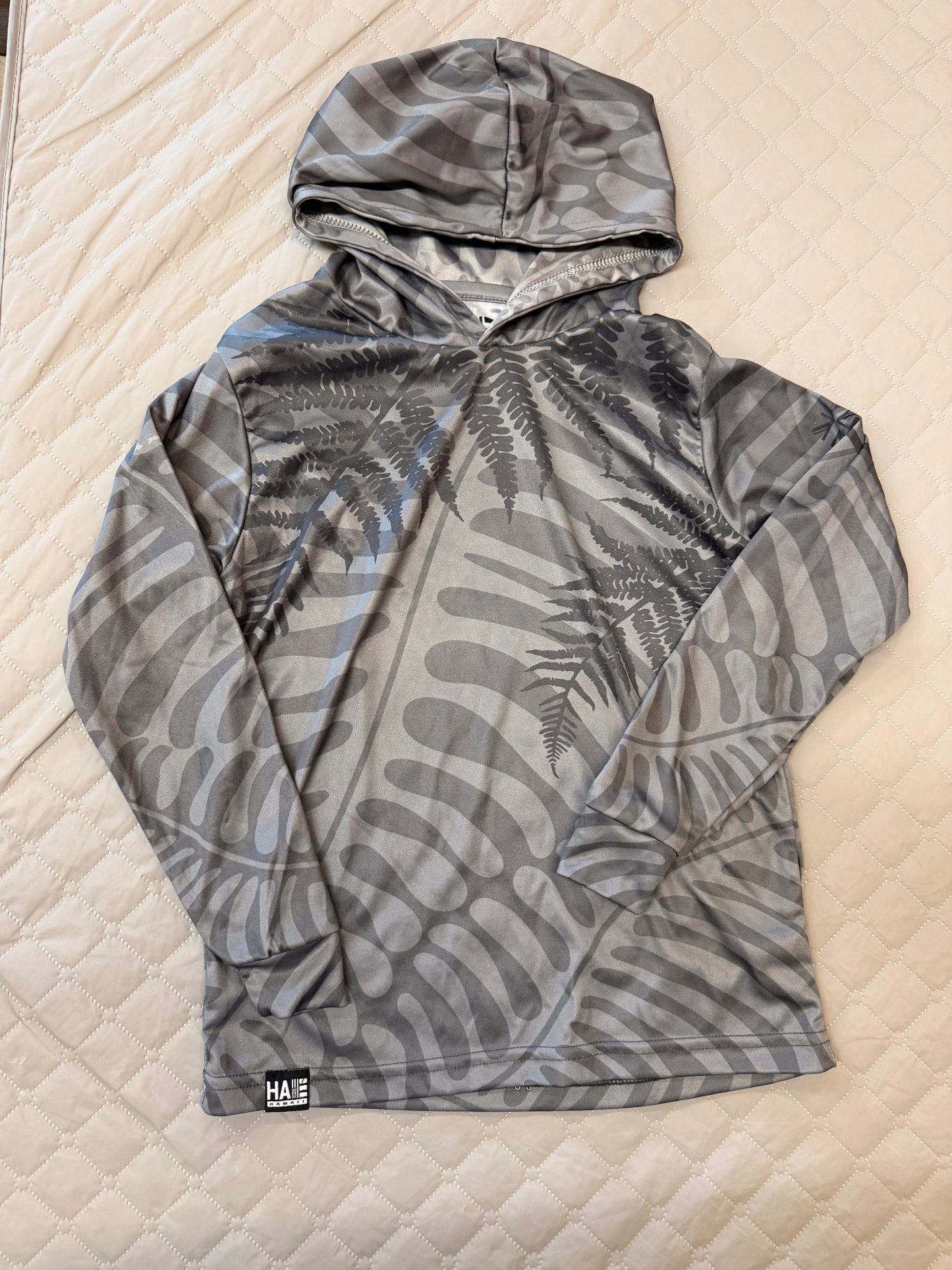 HAE Hawaii Dry-Fit Gray Hoodie, 6-7T