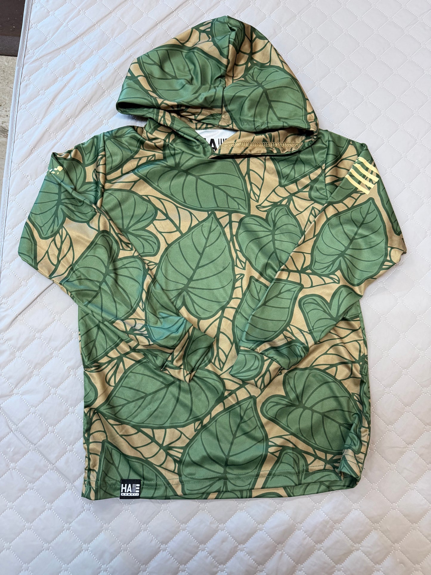 HAE Hawaii Dry-Fit Green Hoodie, 6-7T