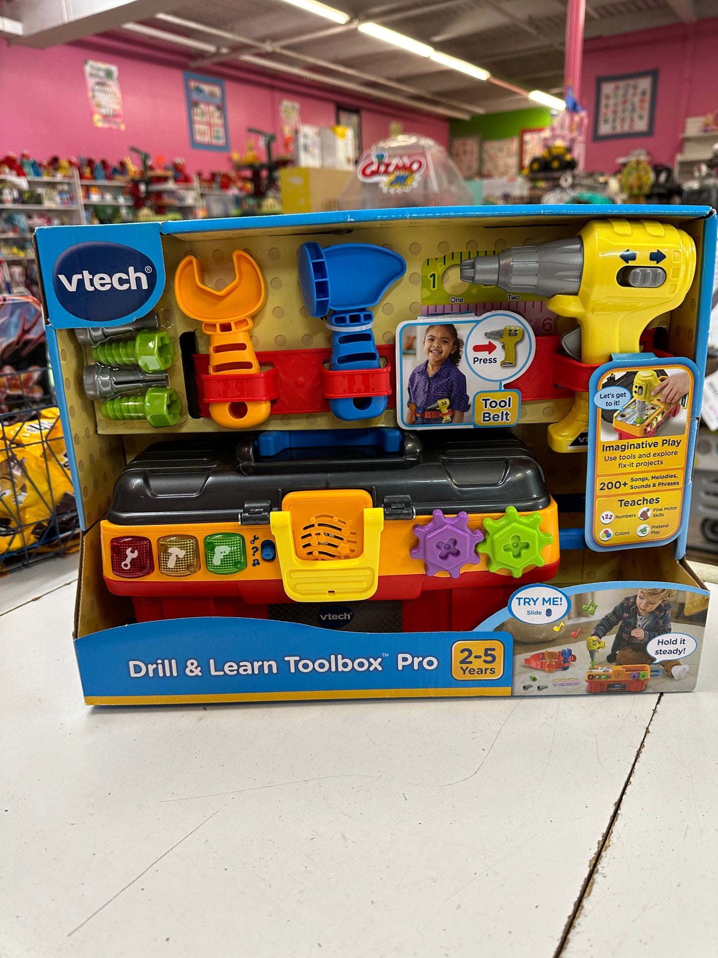 New Vtech Drill & Learn Toolbox Deluxe