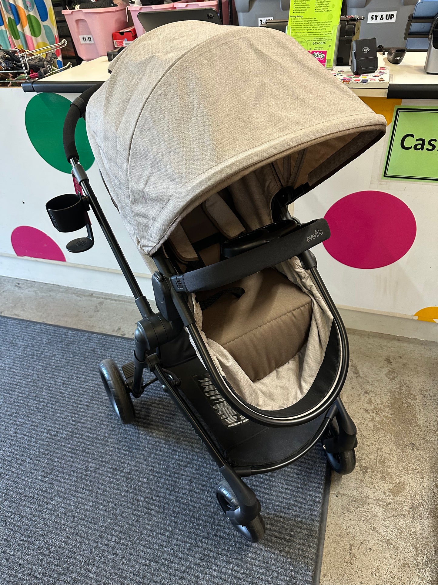 Evenflo Stroller + Free Matching Car Seat & Base