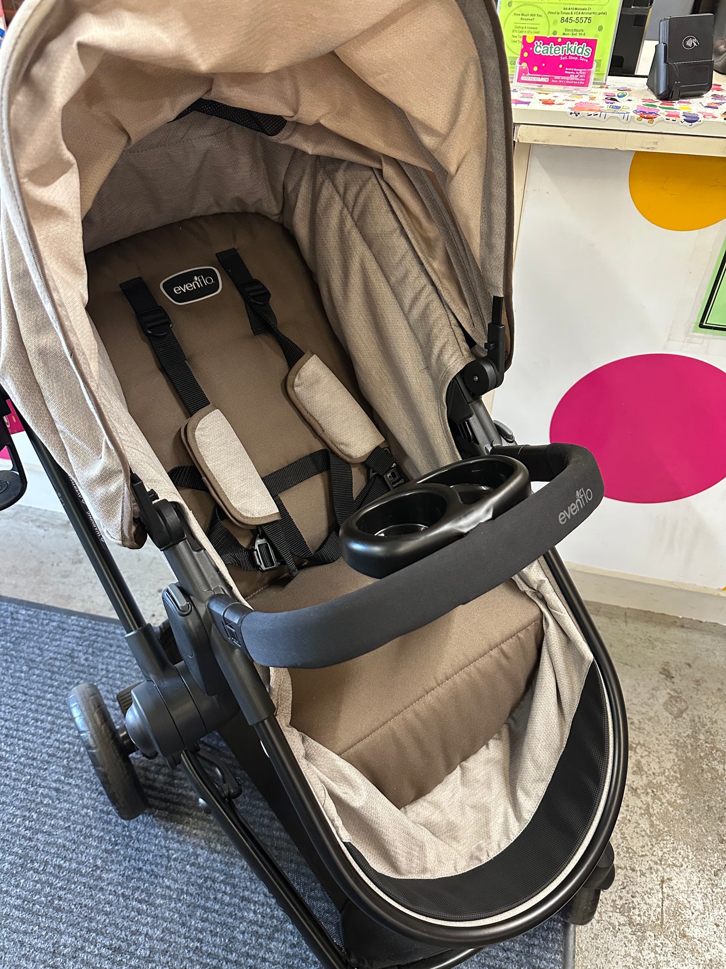 Evenflo Stroller + Free Matching Car Seat & Base