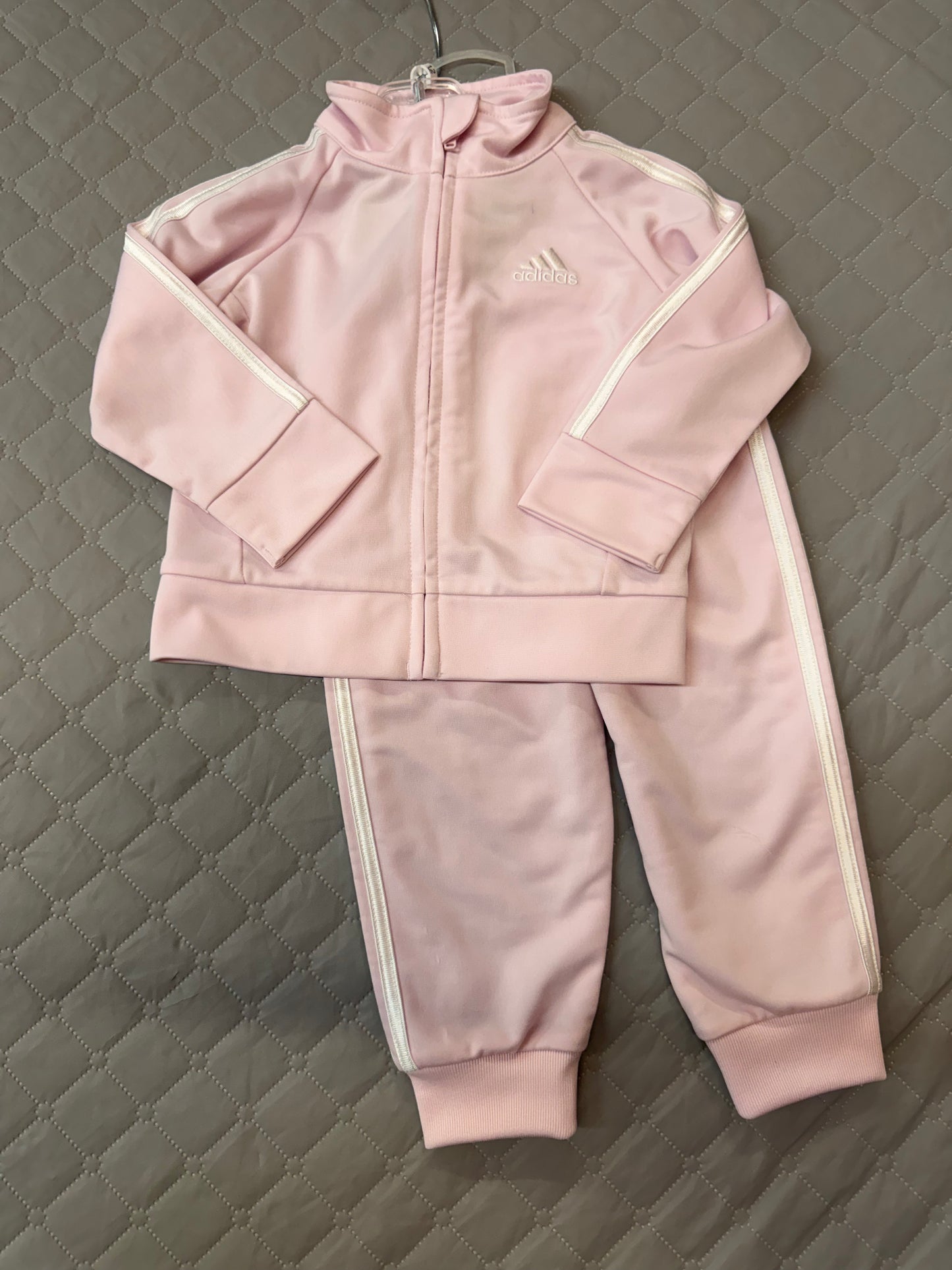 Adidas Pink Track Suit, 12M