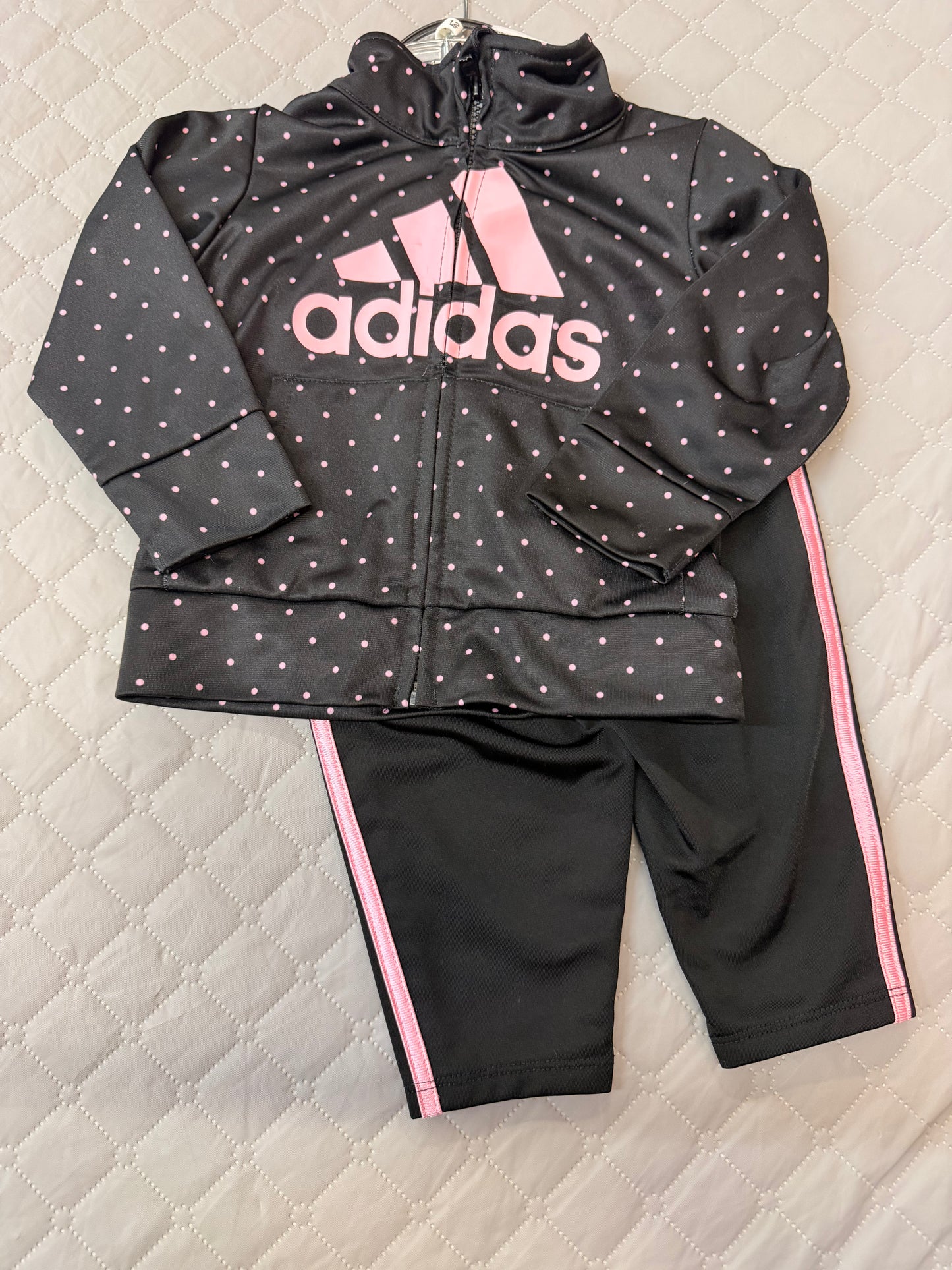 Adidas Polka Dot Track Suit, 12M