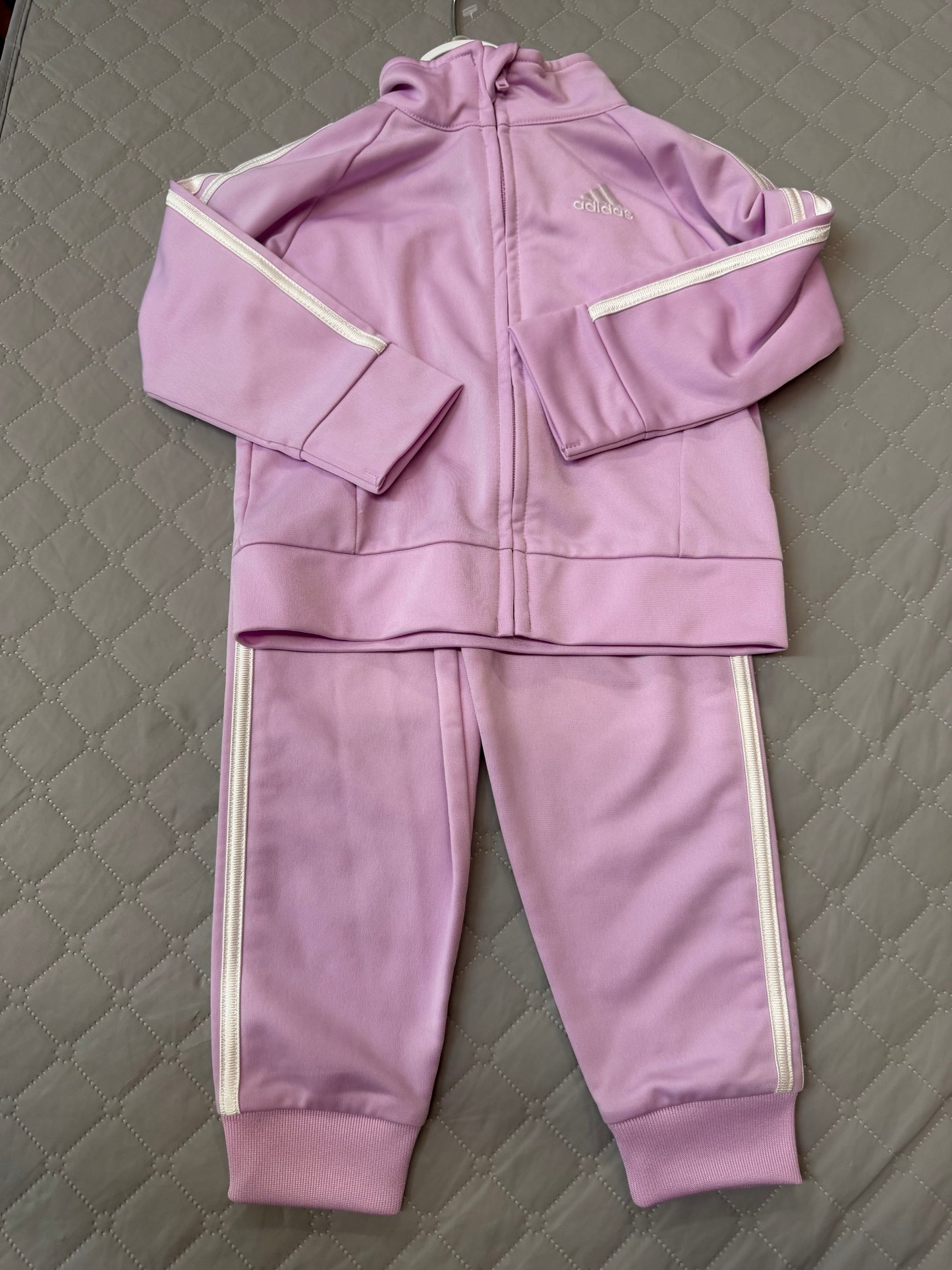 Adidas Purple Track Suit, 18M