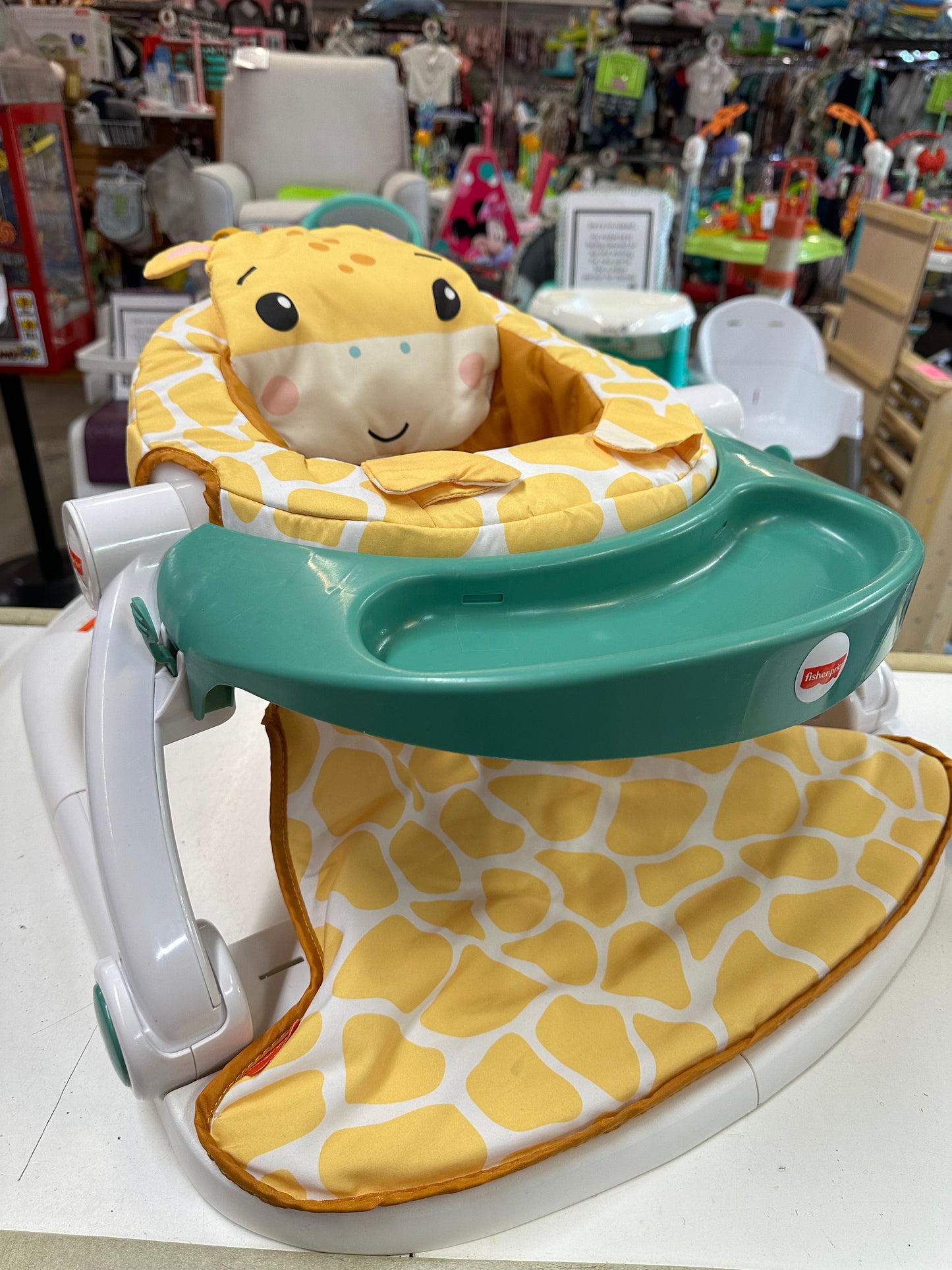 Fisher Price Sit Me Up Seat with Tray, Giraffe