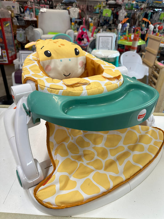 Fisher Price Sit Me Up Seat with Tray, Giraffe