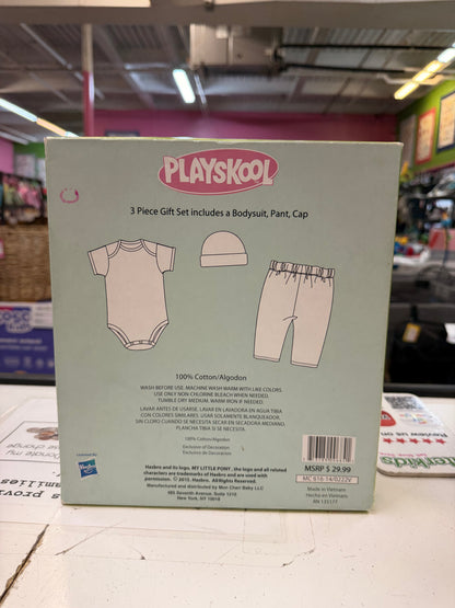New Playskool 3 Piece Gift Set, 0-9M