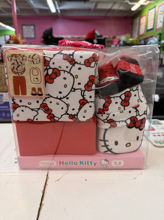 New Hello Kitty 5 Piece Gift Set, 0-6M