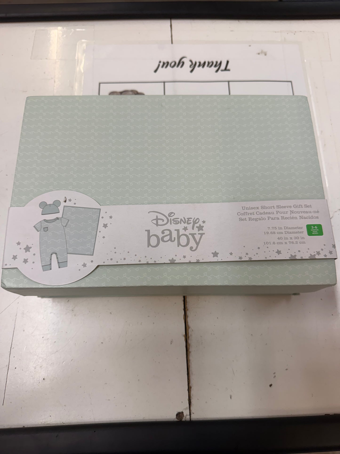 New Disney Baby 3 Piece Gift Set, 3-6M