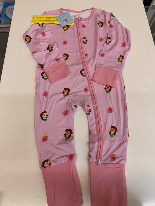 New Aloha Made Hula Dancer Romper, 18-24M