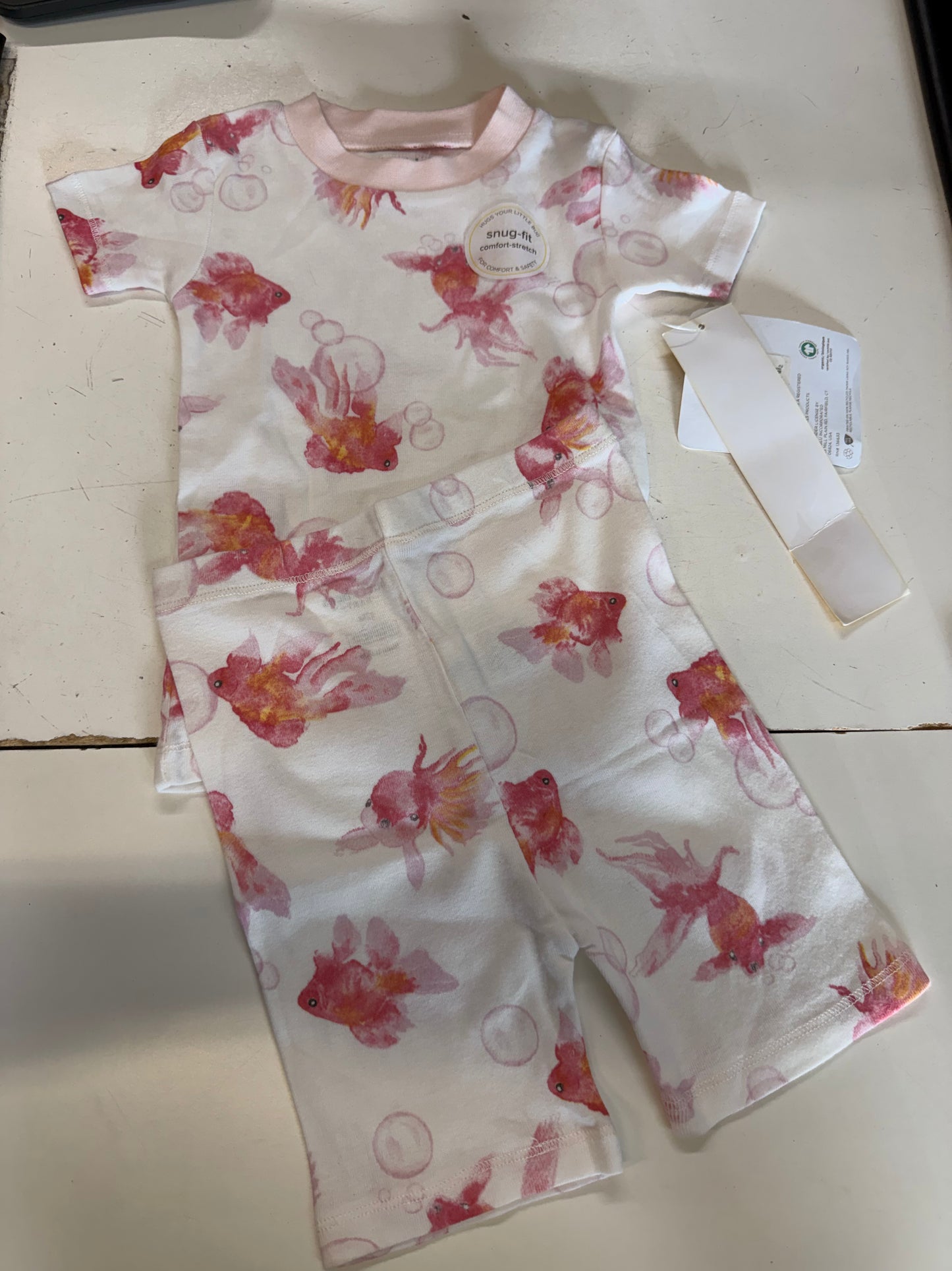 New Burt’s Bees Goldfish 2 Piece Set, 12M