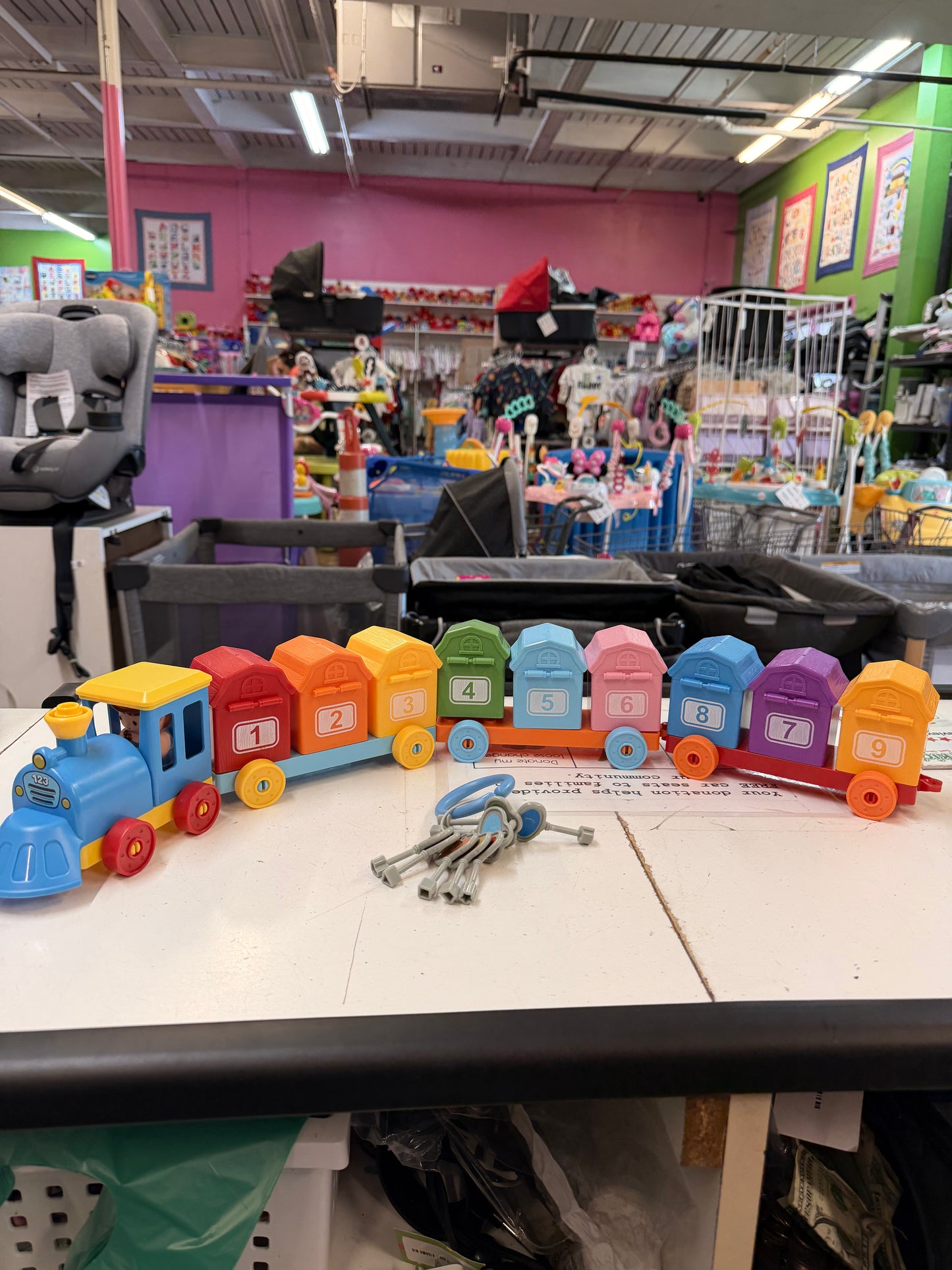 The Montessori Farm Lock & Key Train