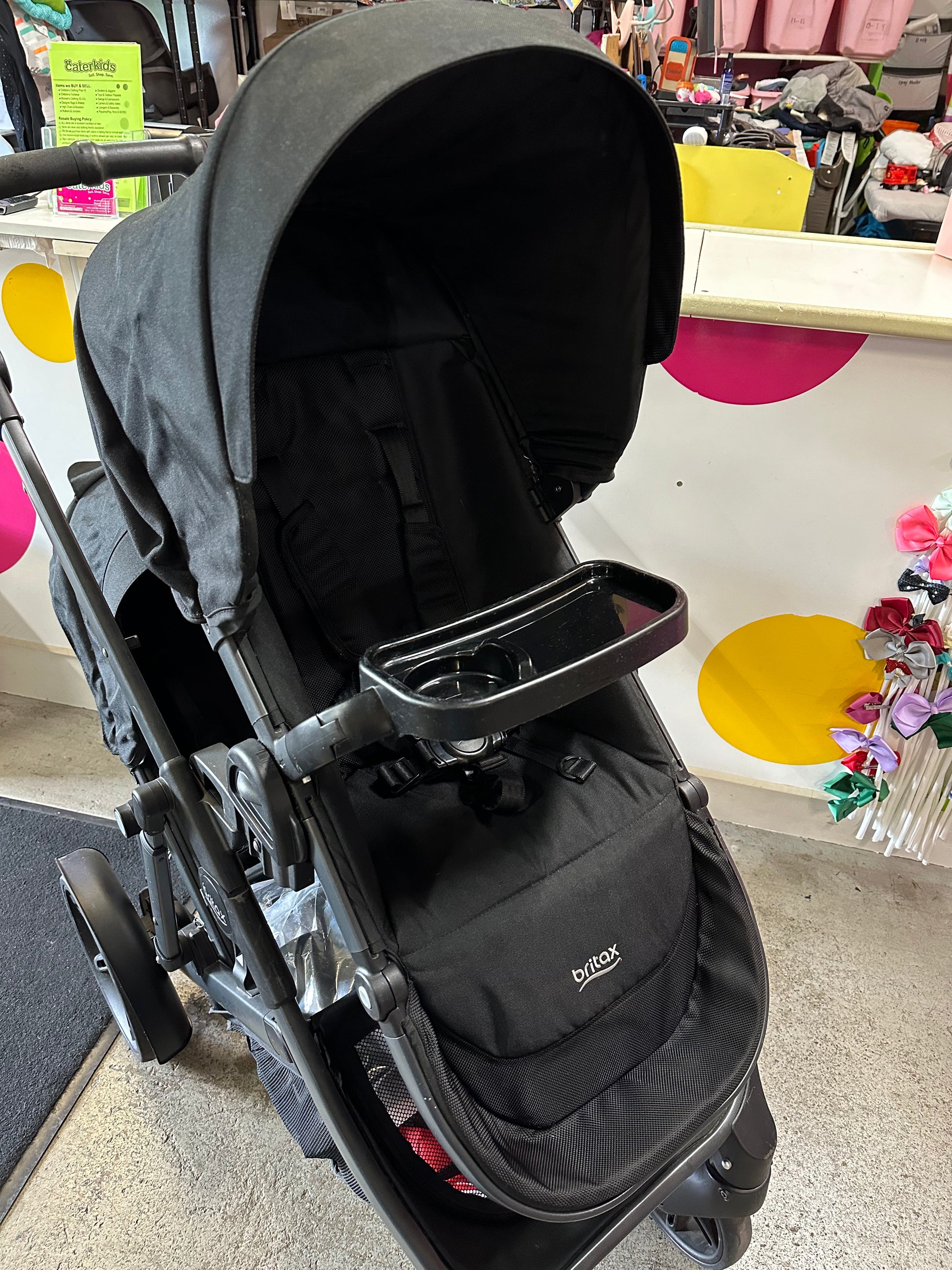 Britax b dual double pushchair sales