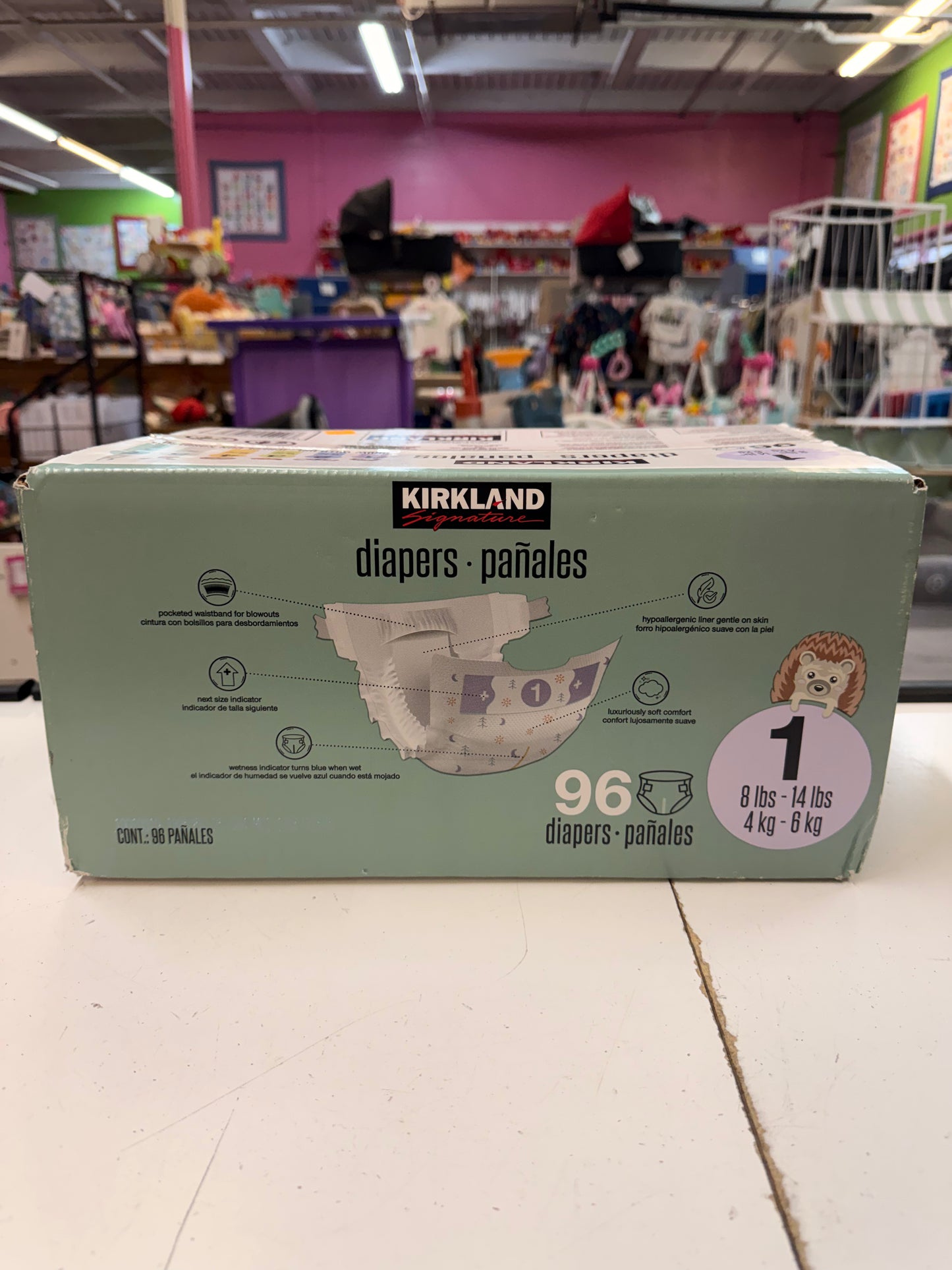 New Kirkland Signature Diaper Box, 1