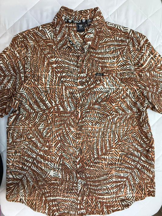 Men’s Tanoa Aloha Shirt, Medium