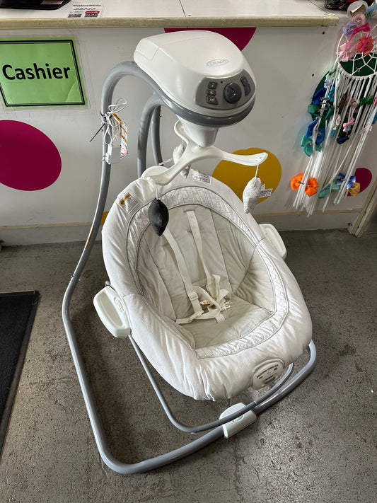 Graco Duet Connect LX Swing, Chevron