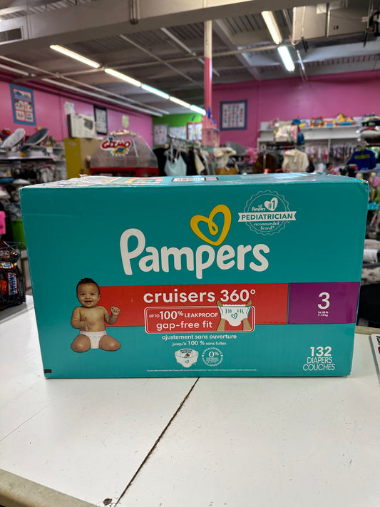 New Pampers Cruisers Diapers, Size 3