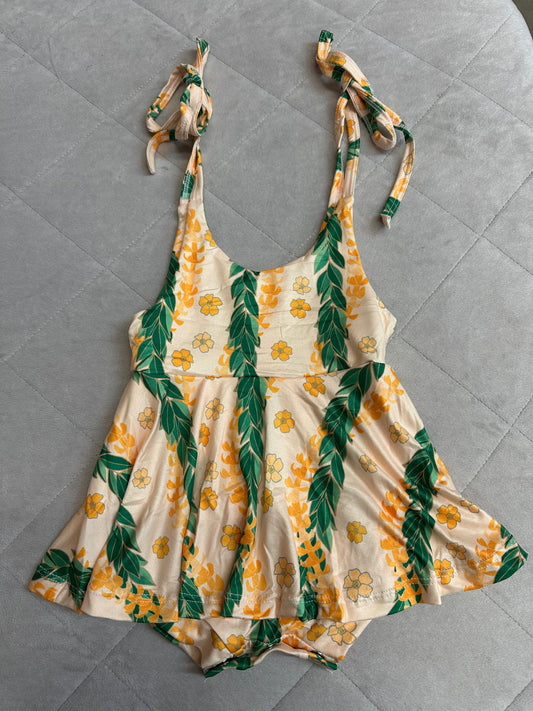 Puakenikeni Lei Bodysuit Dress