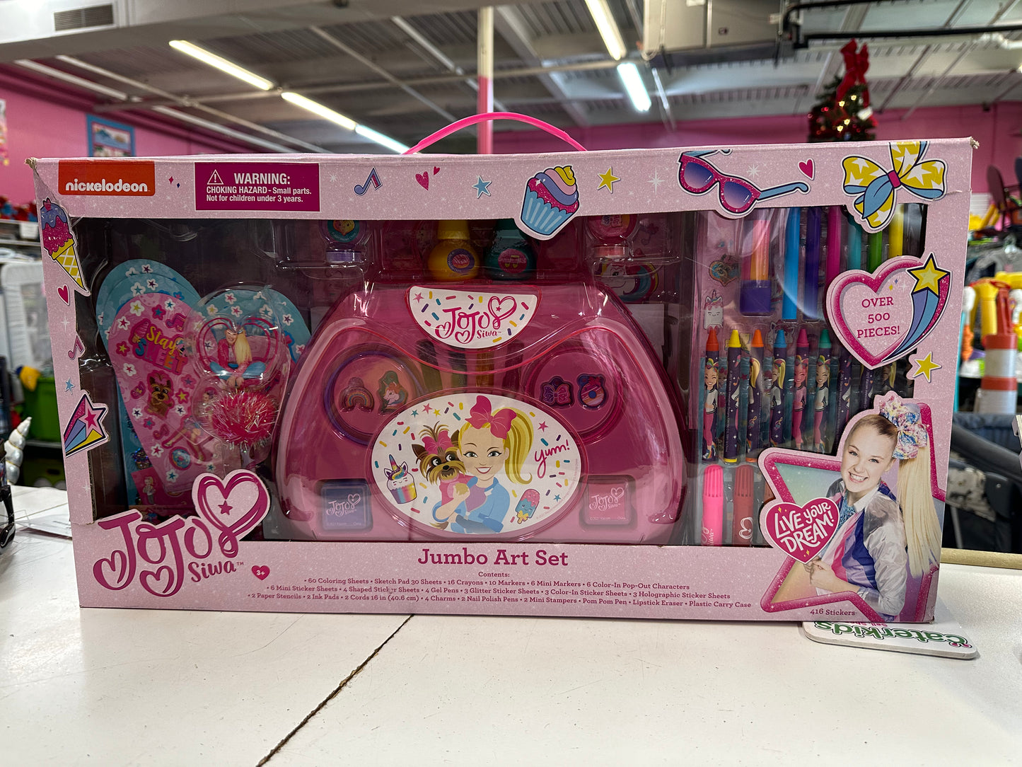 New Jojo Siwa Jumbo Art Set