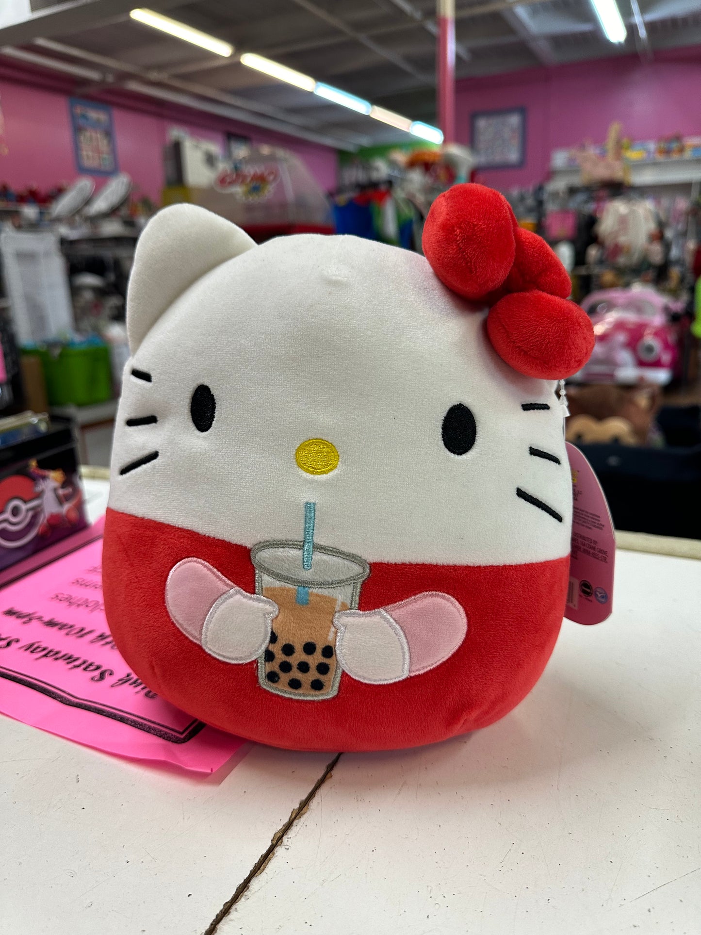 New Squishmallow Hello Kitty Boba