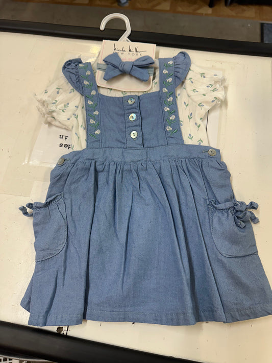 New Nicole Miller 3pc Set, Size 6-9M