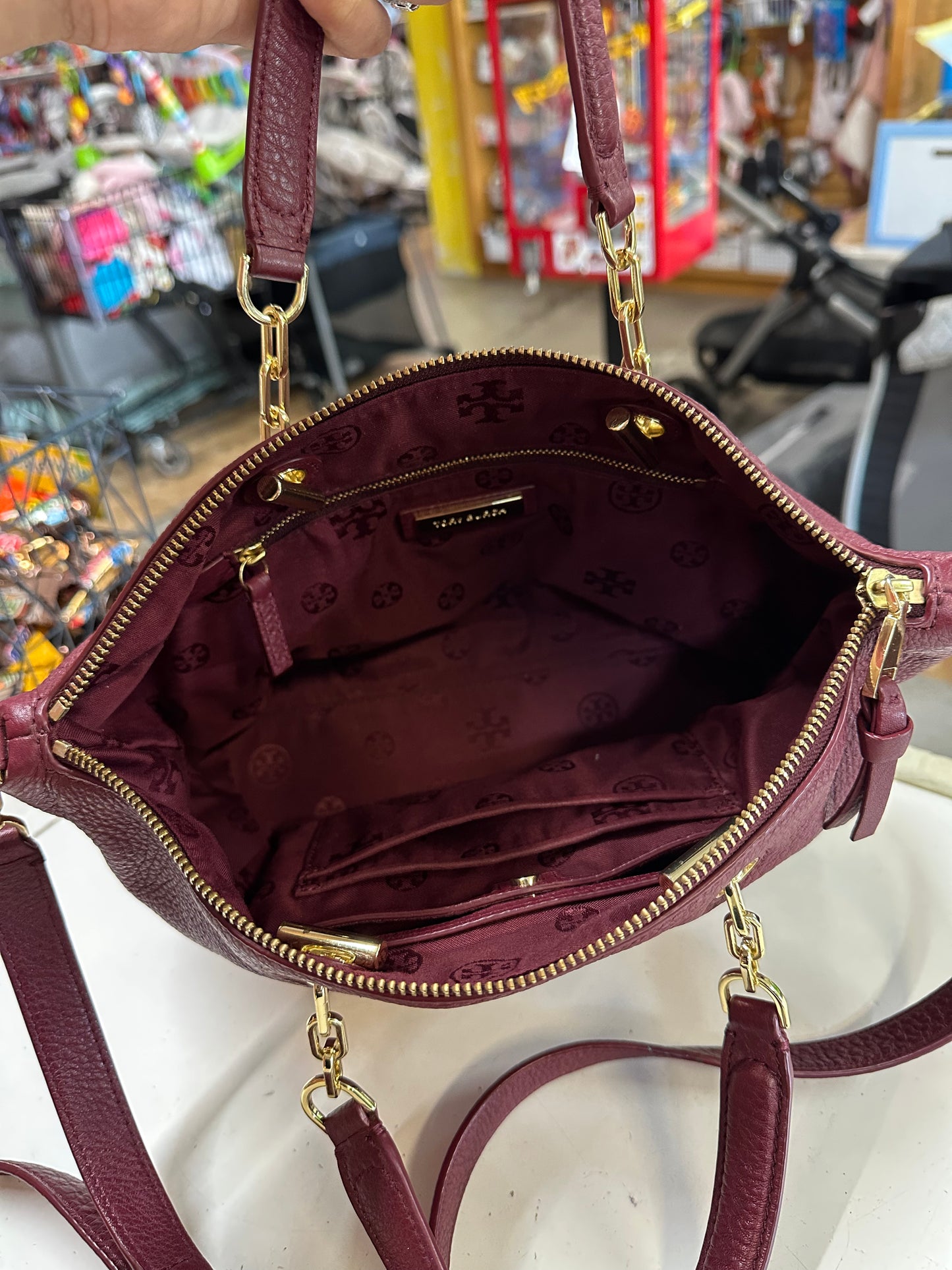 Tory Burch Crossbody Bag, Plum