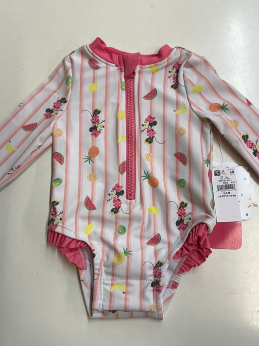 New Fruity Minnie Mouse Swimsuit, 0-3m