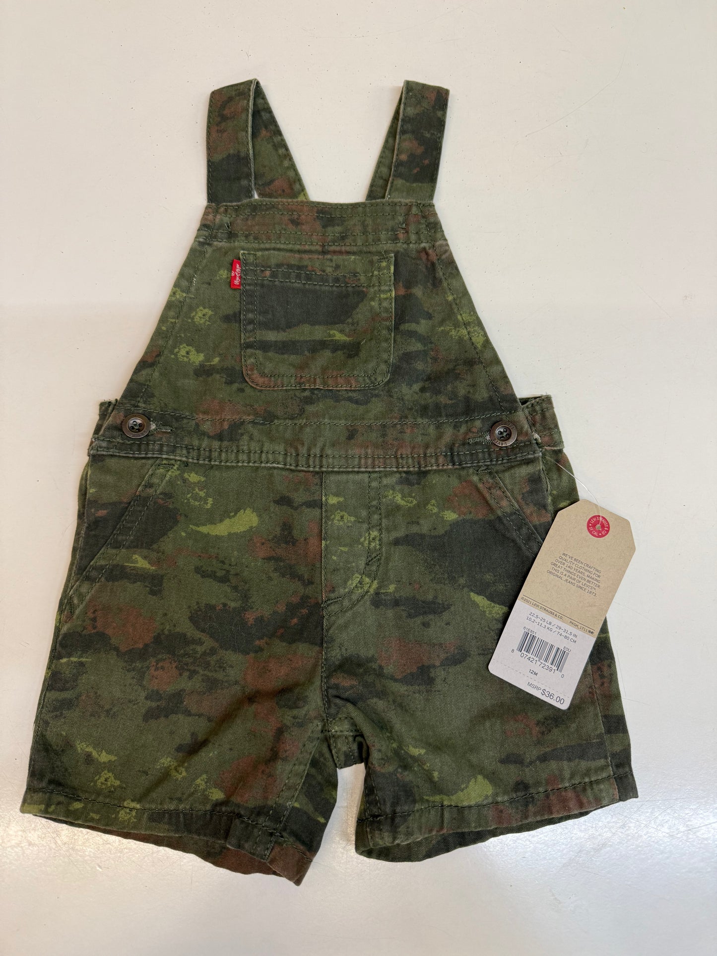 New Green Levi’s Overall, 12m