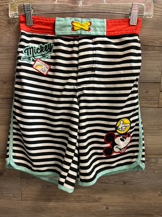 Mickey Mouse Board Shorts, Size 7-8