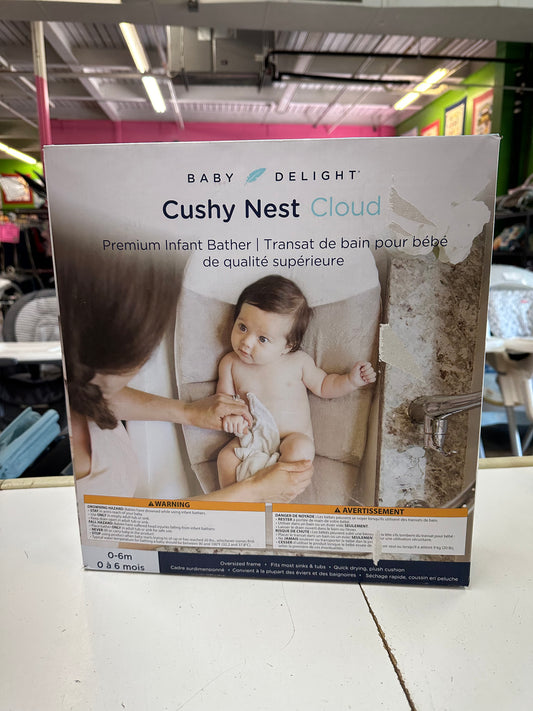New Baby Delight Cushy Nest Cloud Bather