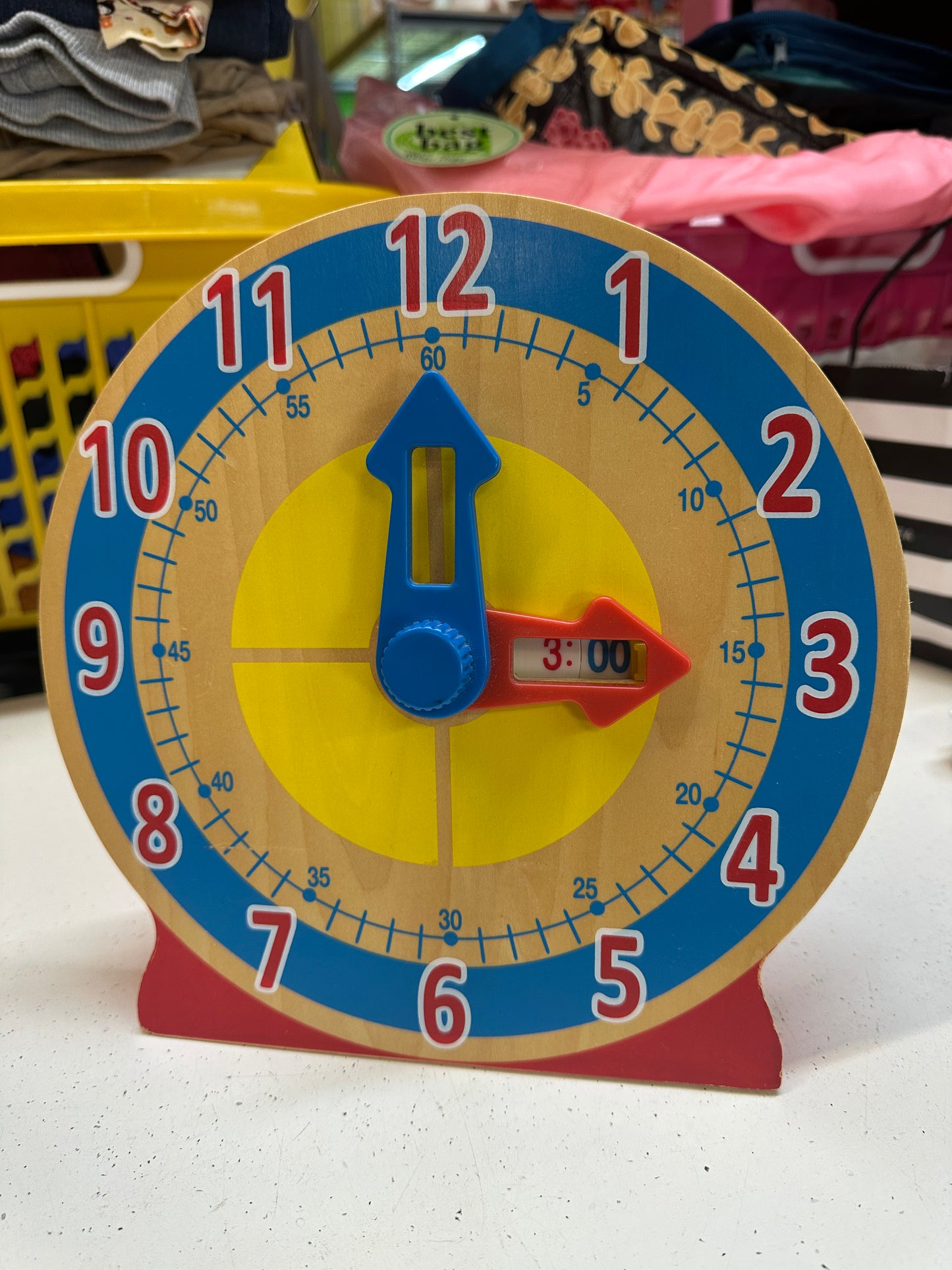 Melissa & Doug Turn & Tell Wooden Clock – Caterkids Hawaii