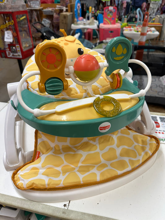 Fisher Price Sit Me Up Seat, Giraffe Tray