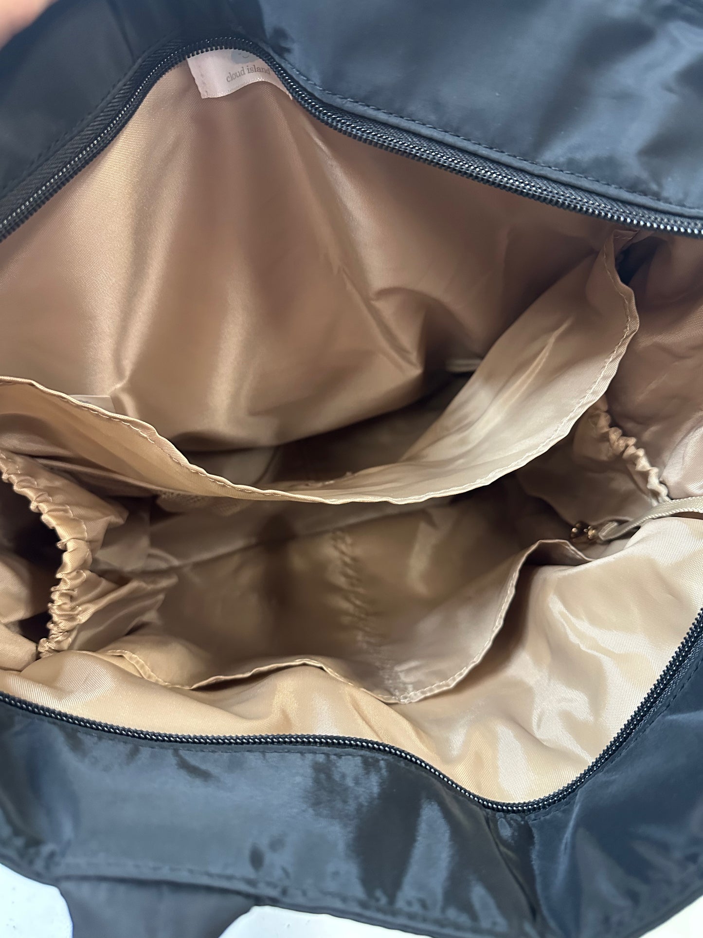 Cloud Island Quilt Diaper Backpack