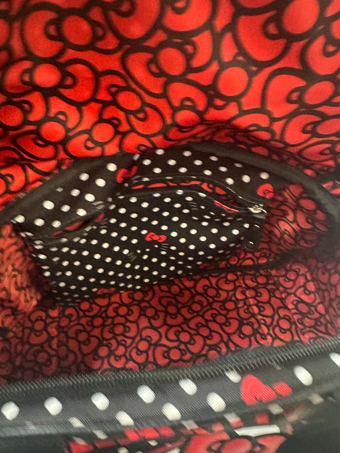 Hello Kitty Duffle Bag, Polka Dots