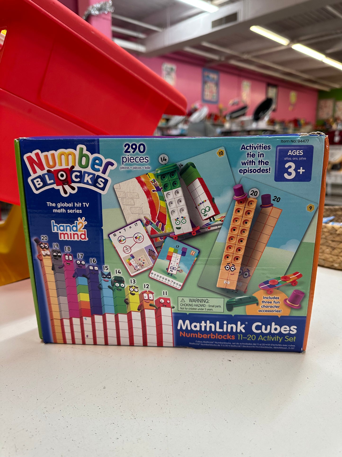 Number Blocks Mathlink Cubes