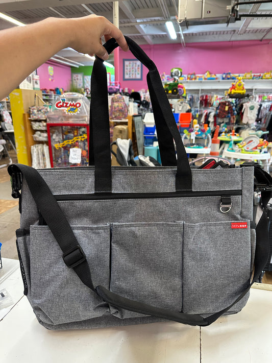 Skip Hop Duo Double Diaper Bag, Grey