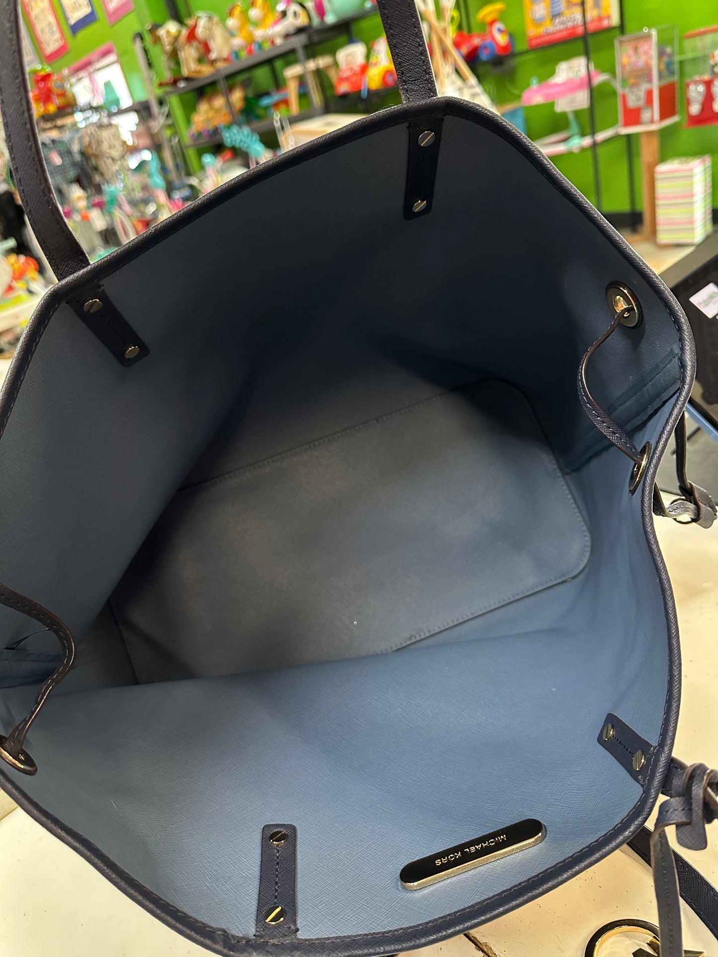 Michael Kors Purse, Navy Blue