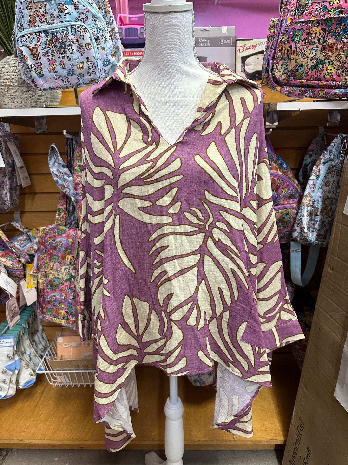 New Lexbreezy Purple Top, Size Large