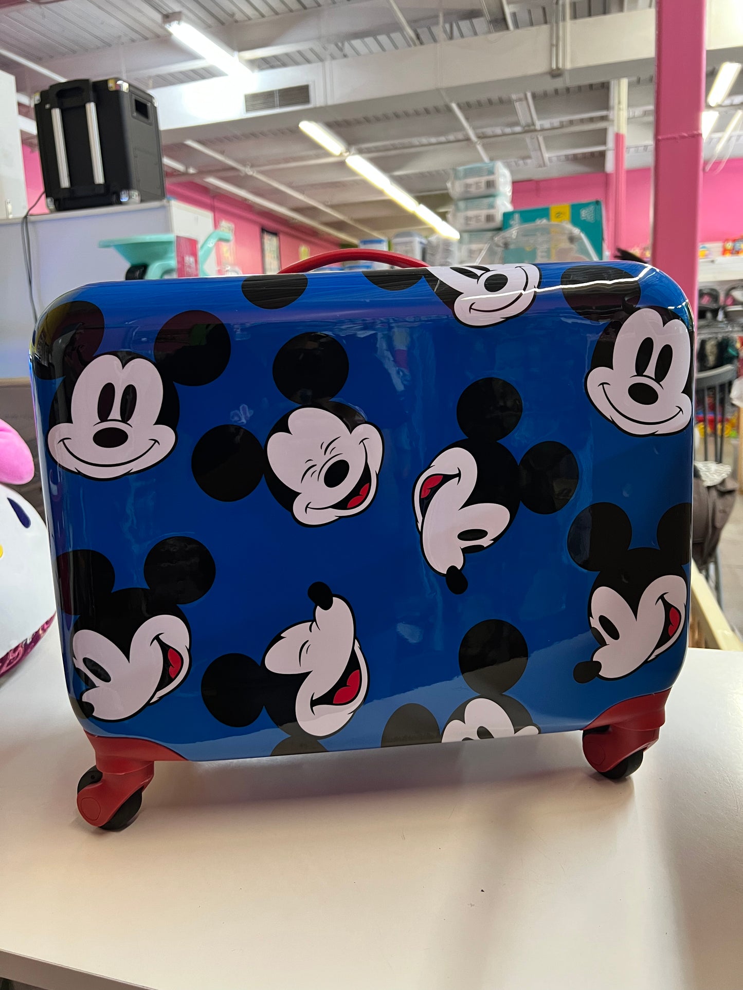 Disney Store Mickey Hardside Spinner Luggage