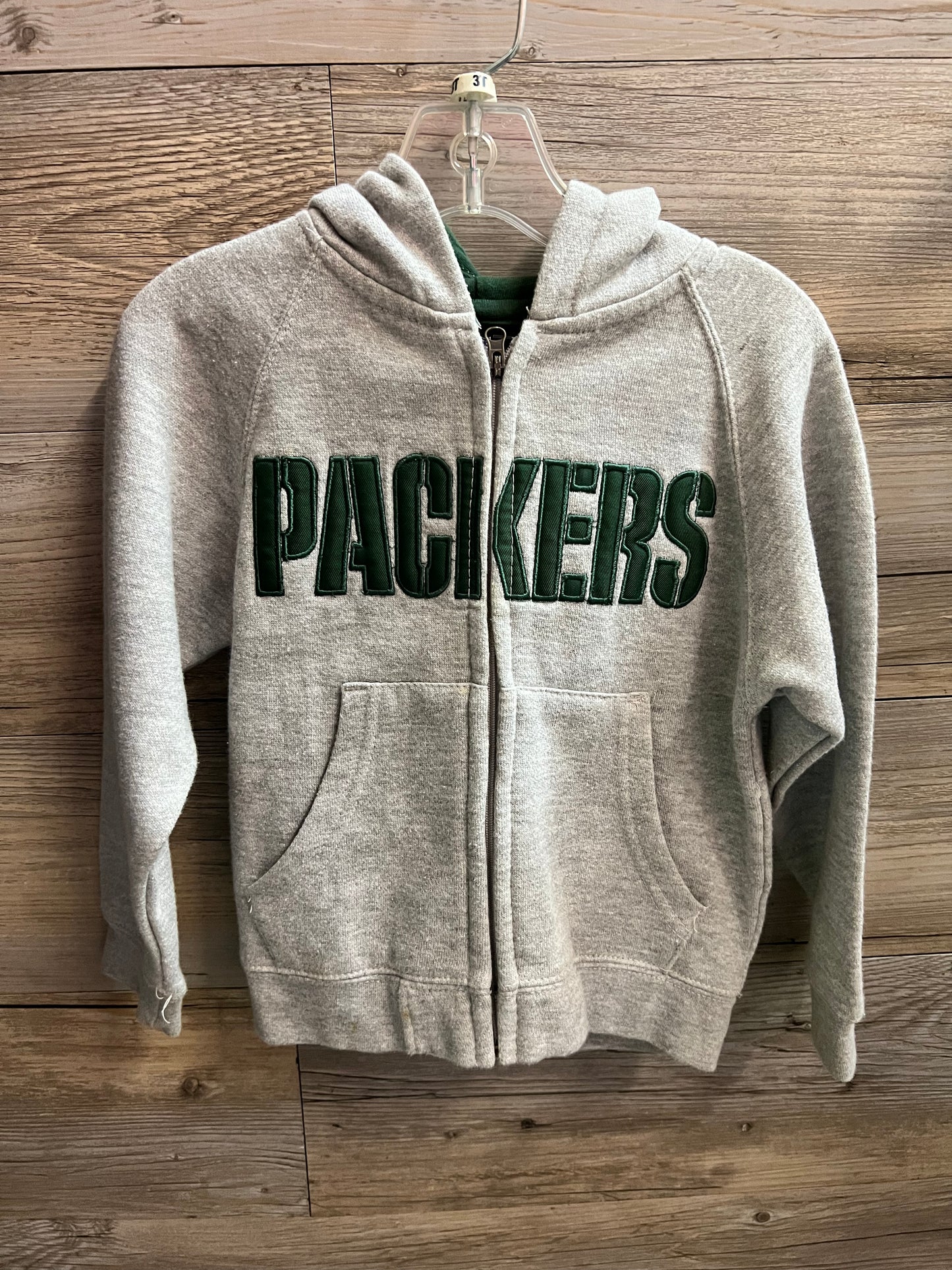 Packers Hooded Jacket, Size 3T