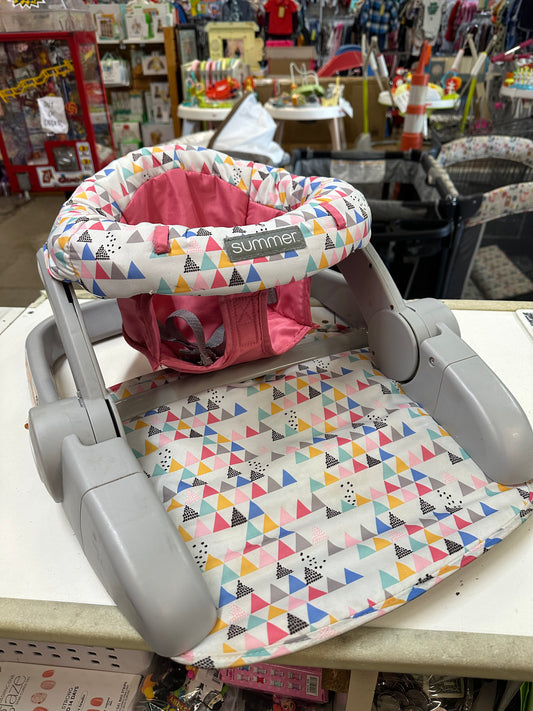 Summer Seat, Pink/Triangle