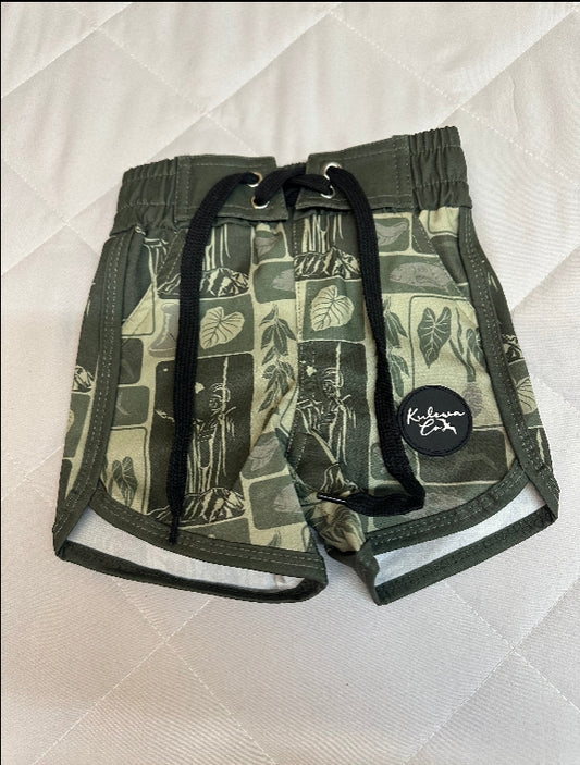 Kulewa Co Patchwork Board Shorts, 8-9