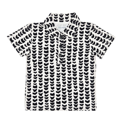 Shell-ish Bamboo Polo Shirt: 12M