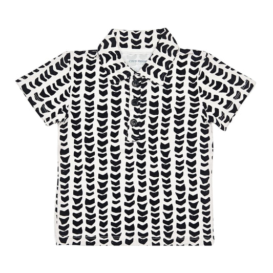 Shell-ish Bamboo Polo Shirt: 12M