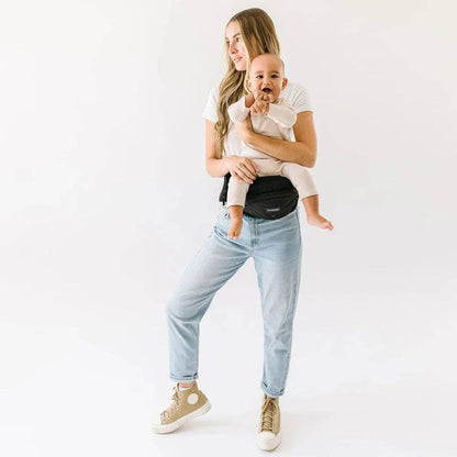 The Tushbaby Hip Carrier: Black & Gold / Tushbaby