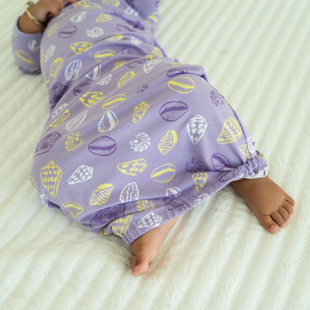 Shell Pop Bamboo Layette Gown: 3-6M
