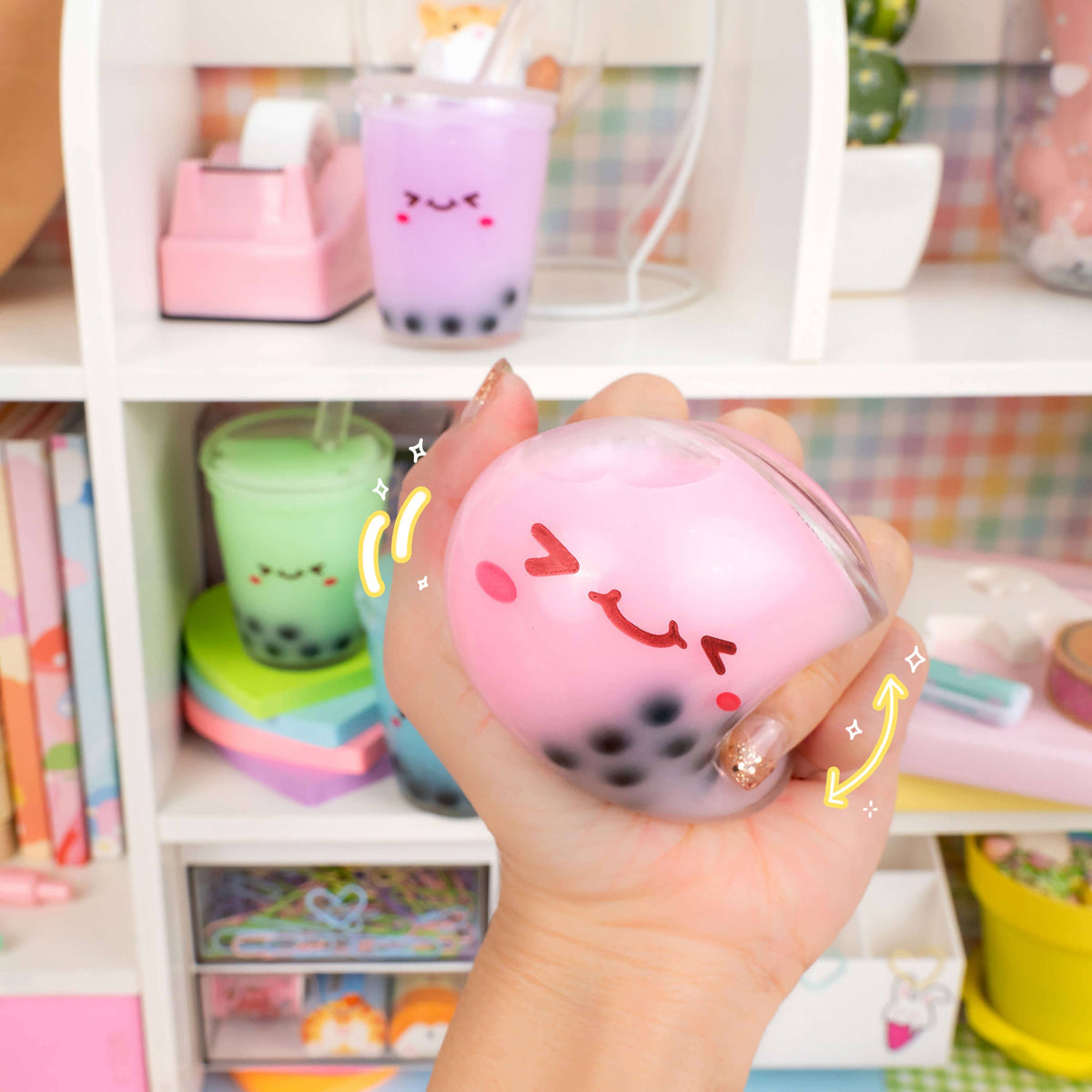 Boba Buddies Squishy - Pink