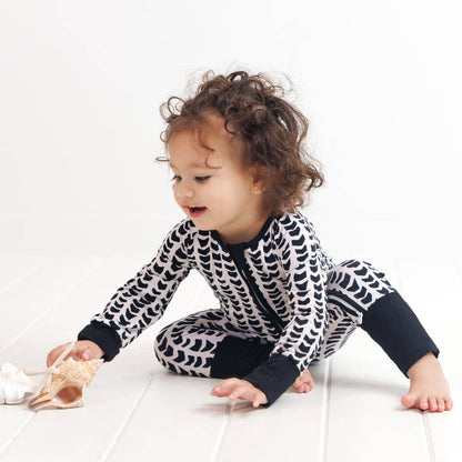 Shell-ish Bamboo Coverall: 12-18M