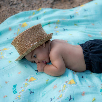 Kuʻu Home O Hawaiʻi Baby Bamboo Quilt