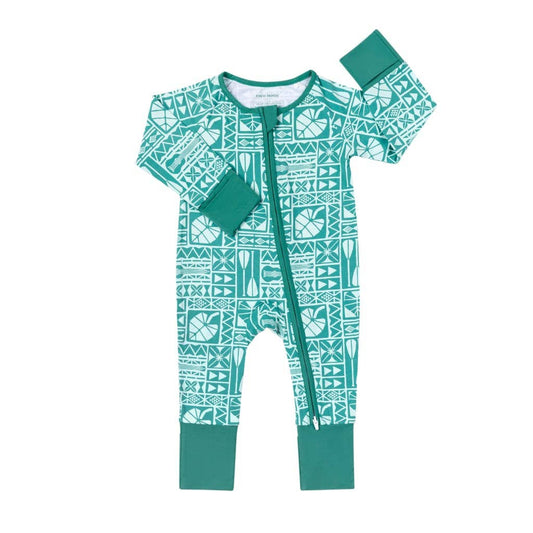 Kapa Kulture Bamboo Coverall: 9-12M
